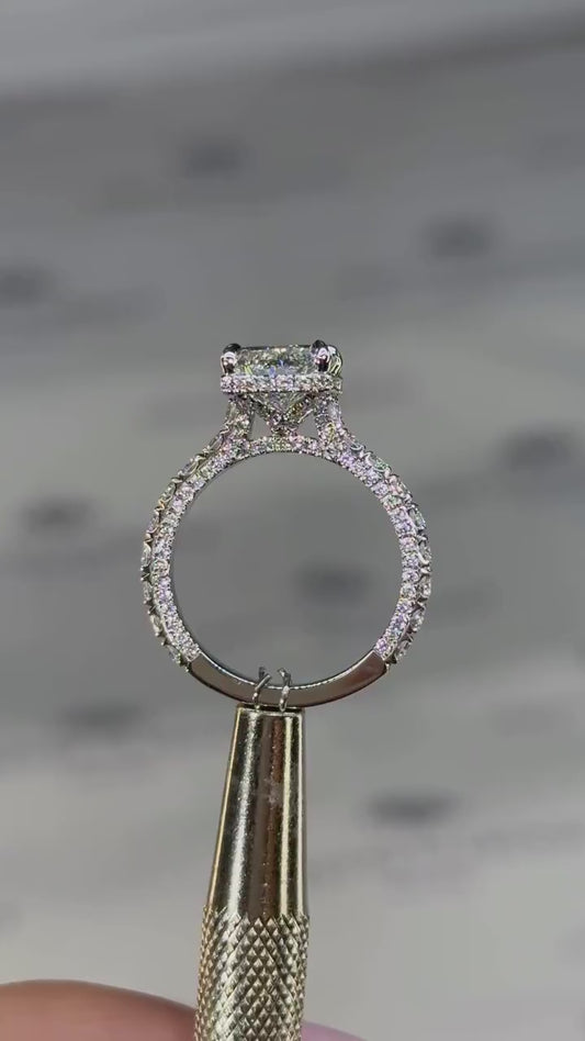 RADIANT FANCY PAVE RING