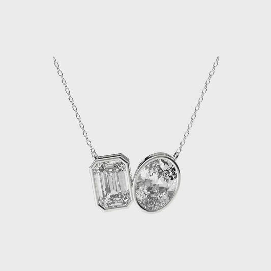 EMERALD OVAL MUA TUA PENDANT
