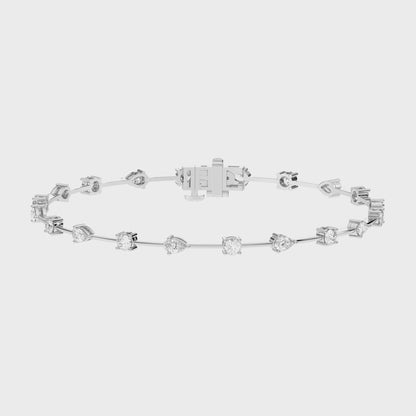 MULTISHAPE TENNIS BRACELET