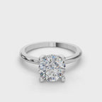 ROUND HIDDEN HALO RING