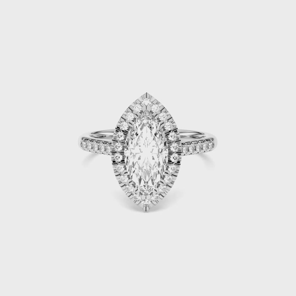 MARQUISE FLUSH SET RING