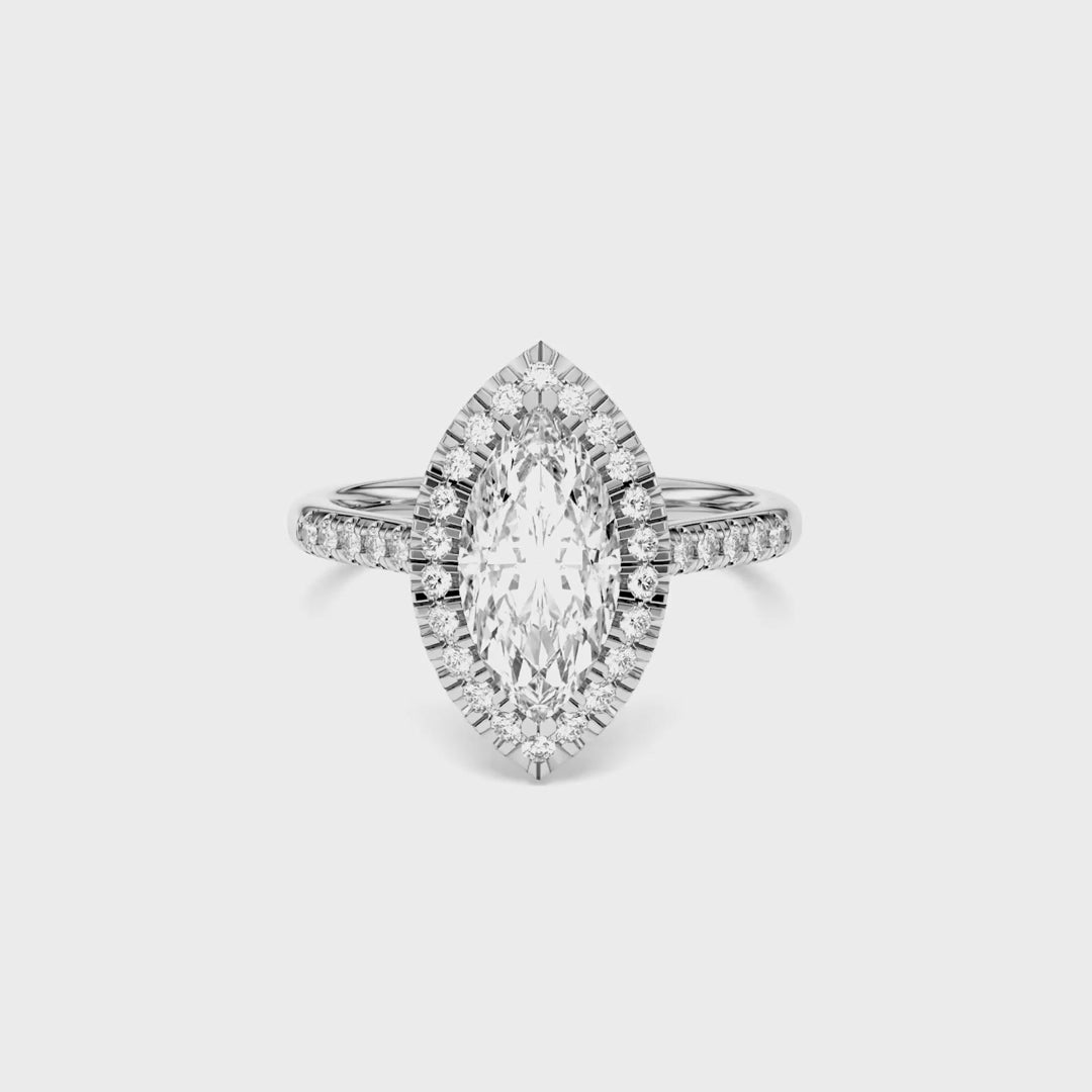 MARQUISE FLUSH SET RING