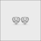 HEART BEZEL EARRINGS