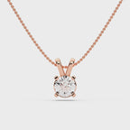 ROUND SOLITAIRE PENDANT