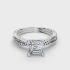 ASSCHER NATURE INSPIRED  RING