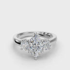 MARQUISE 3 STONE RING