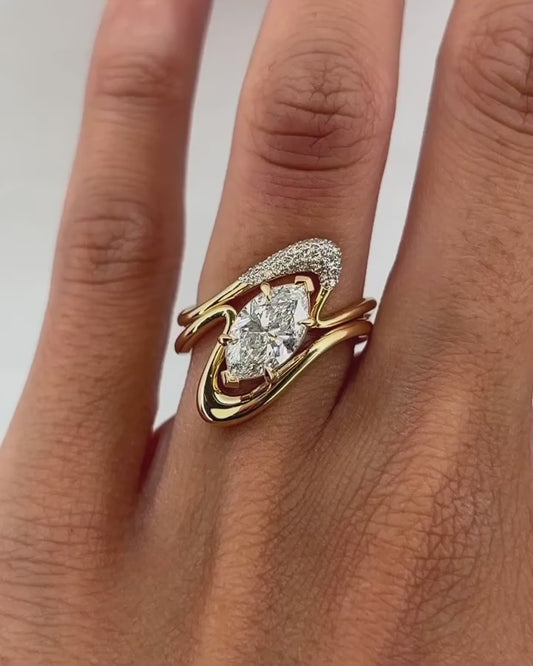 MARQUISE FANCY PAVE RING