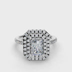 RADIANT HALO WITH PAVE RING