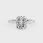 RADIANT HALO WITH HIDDEN HALO RING