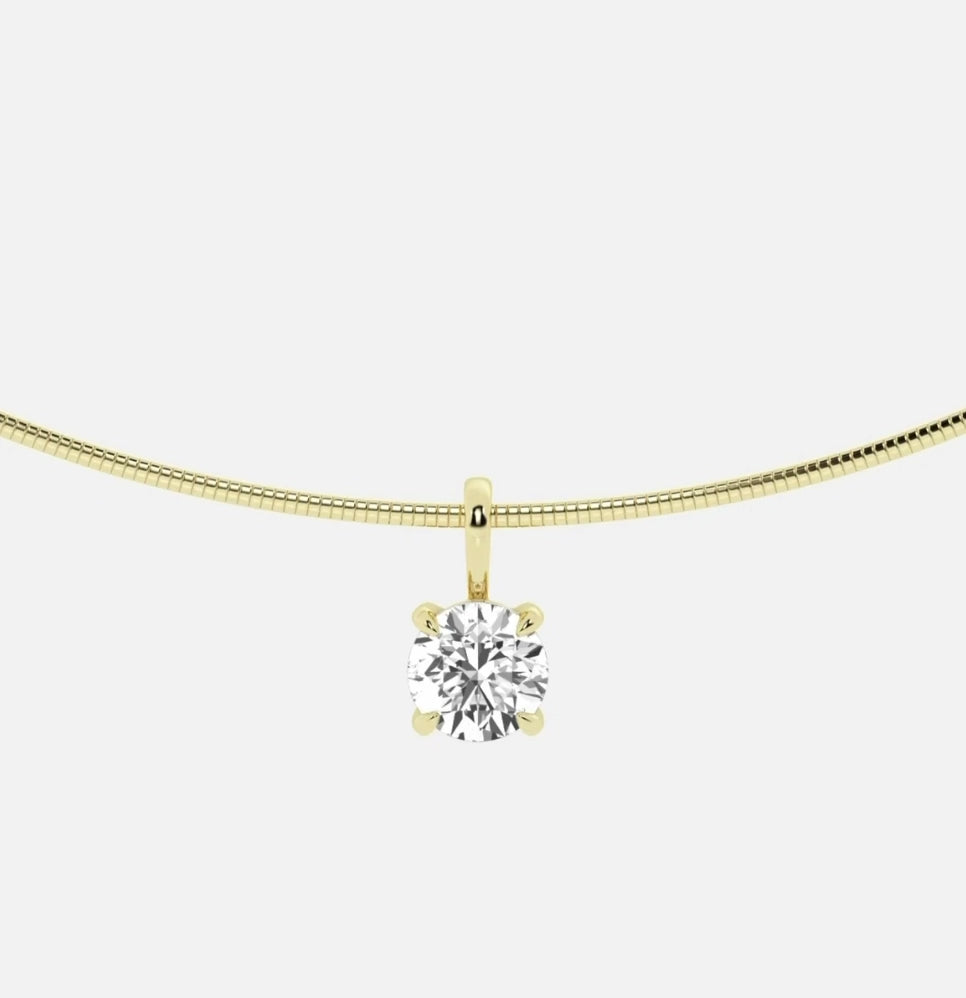 ROUND OMEGA NECKLACE