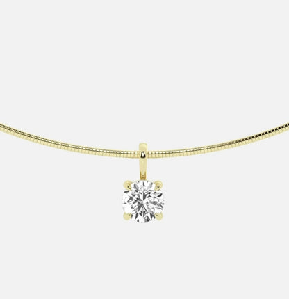 ROUND OMEGA NECKLACE
