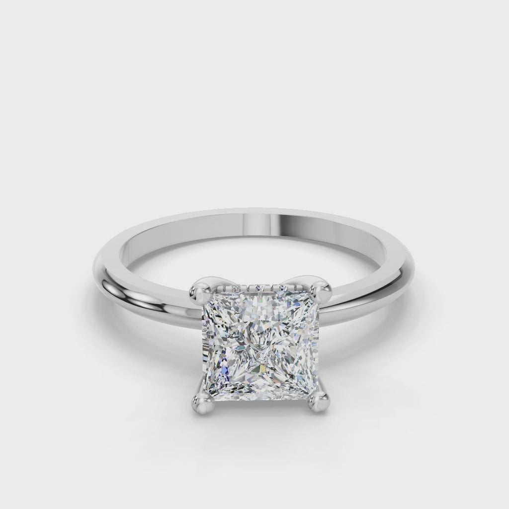 PRINCESS HIDDEN HALO RING