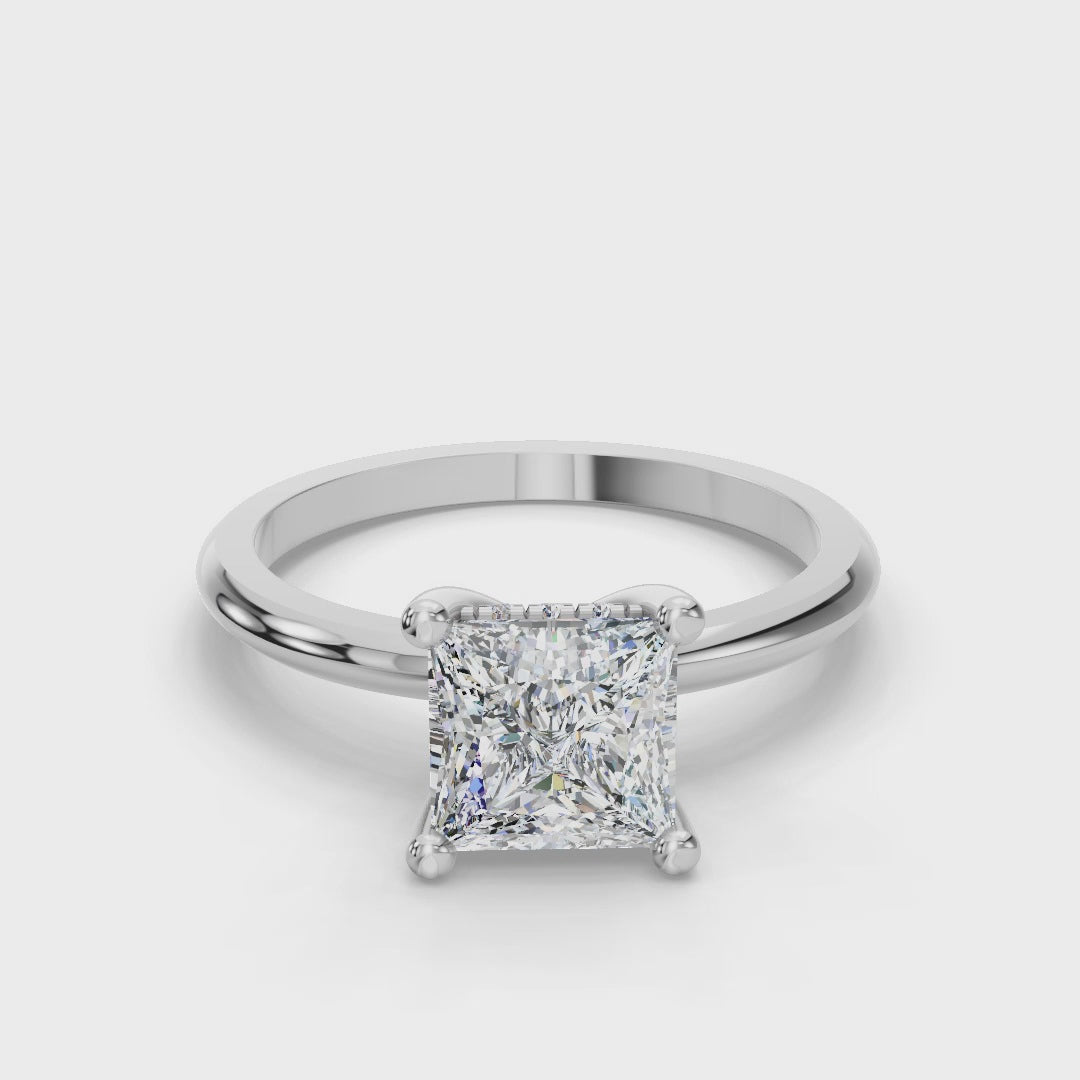 PRINCESS HIDDEN HALO RING