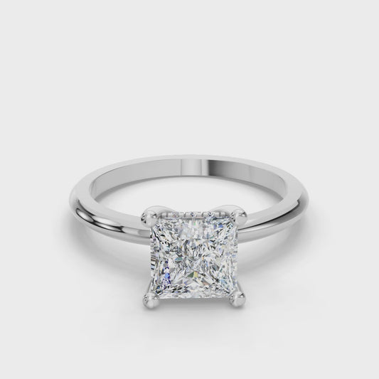 PRINCESS HIDDEN HALO RING