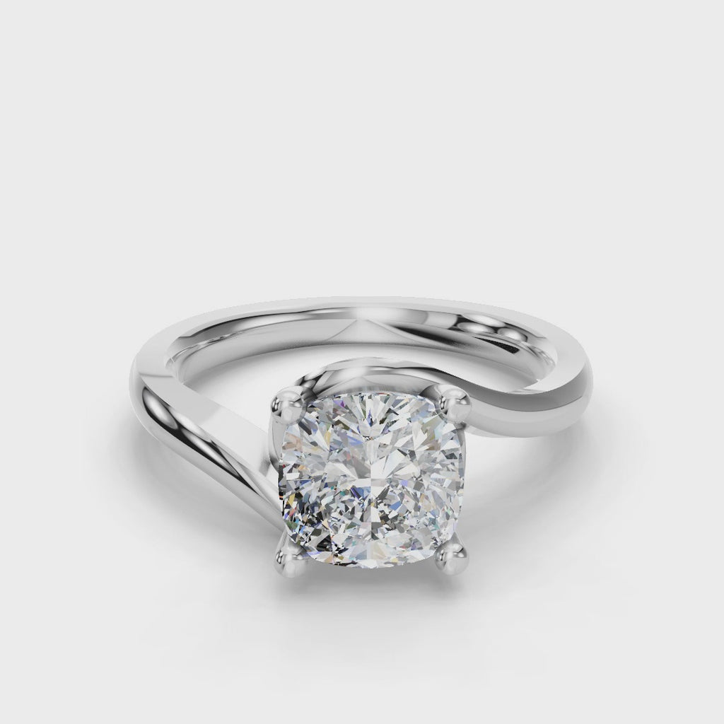 CUSHION CROSS SOLITAIRE