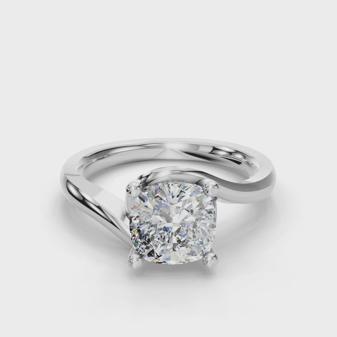 CUSHION CROSS SOLITAIRE