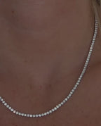 ROUND MINI TENNIS NECKLACE