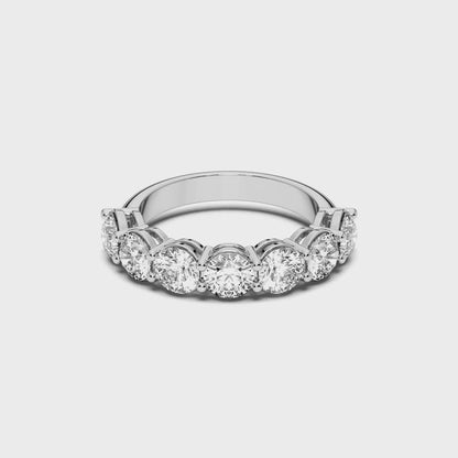ROUND  7 STONE RING