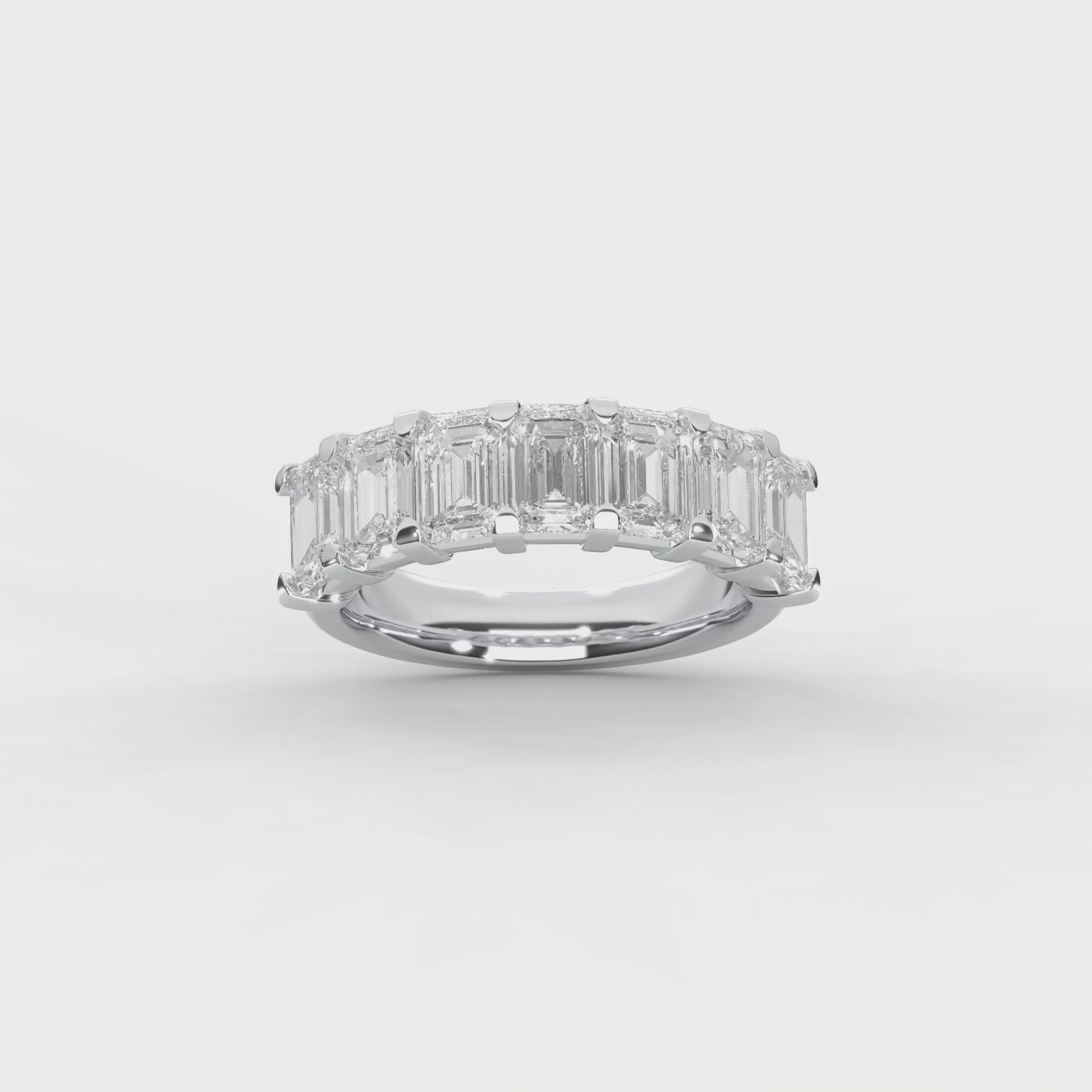 EMERALD 7 STONE RING