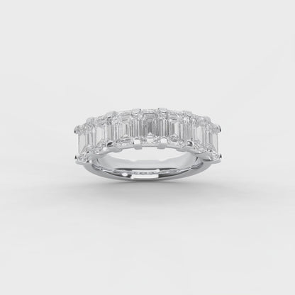 EMERALD 7 STONE RING