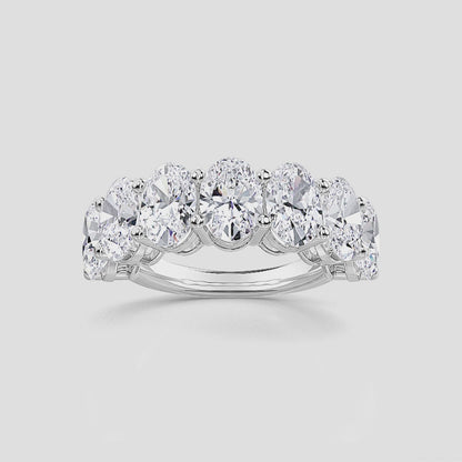 OVAL 7 STONE RING