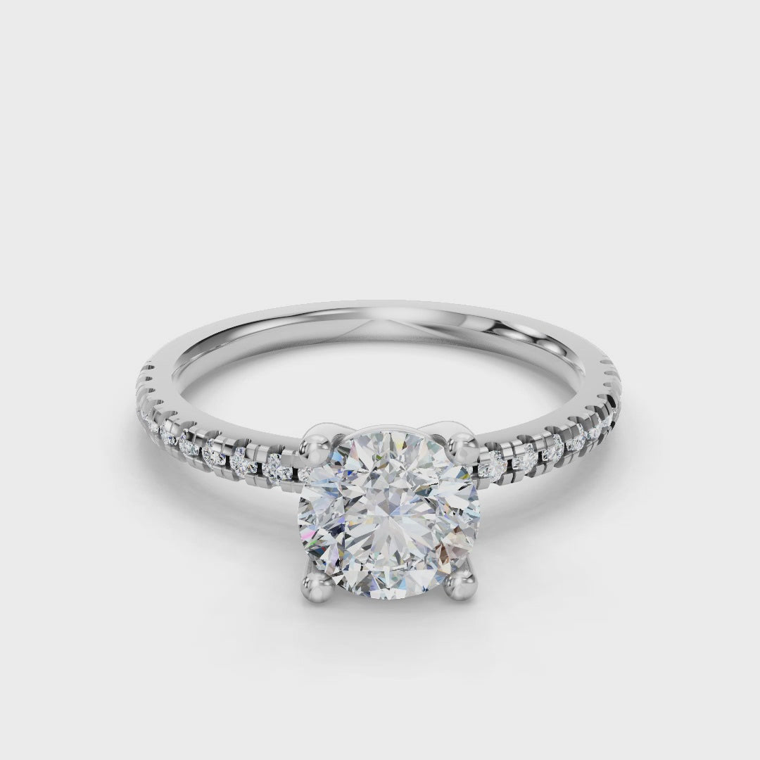 ROUND PAVE RING