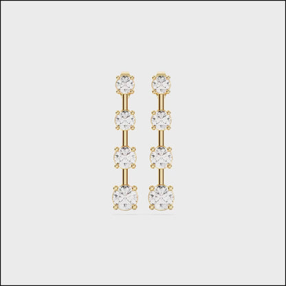 ROUND DROP EARRINGS