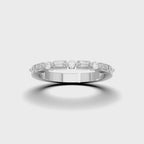 TWO STONE WEDDING BAND