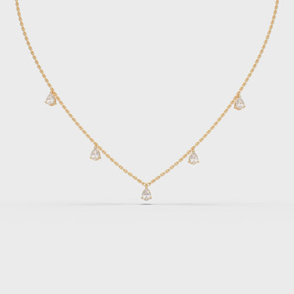PEAR FANCY NECKLACE