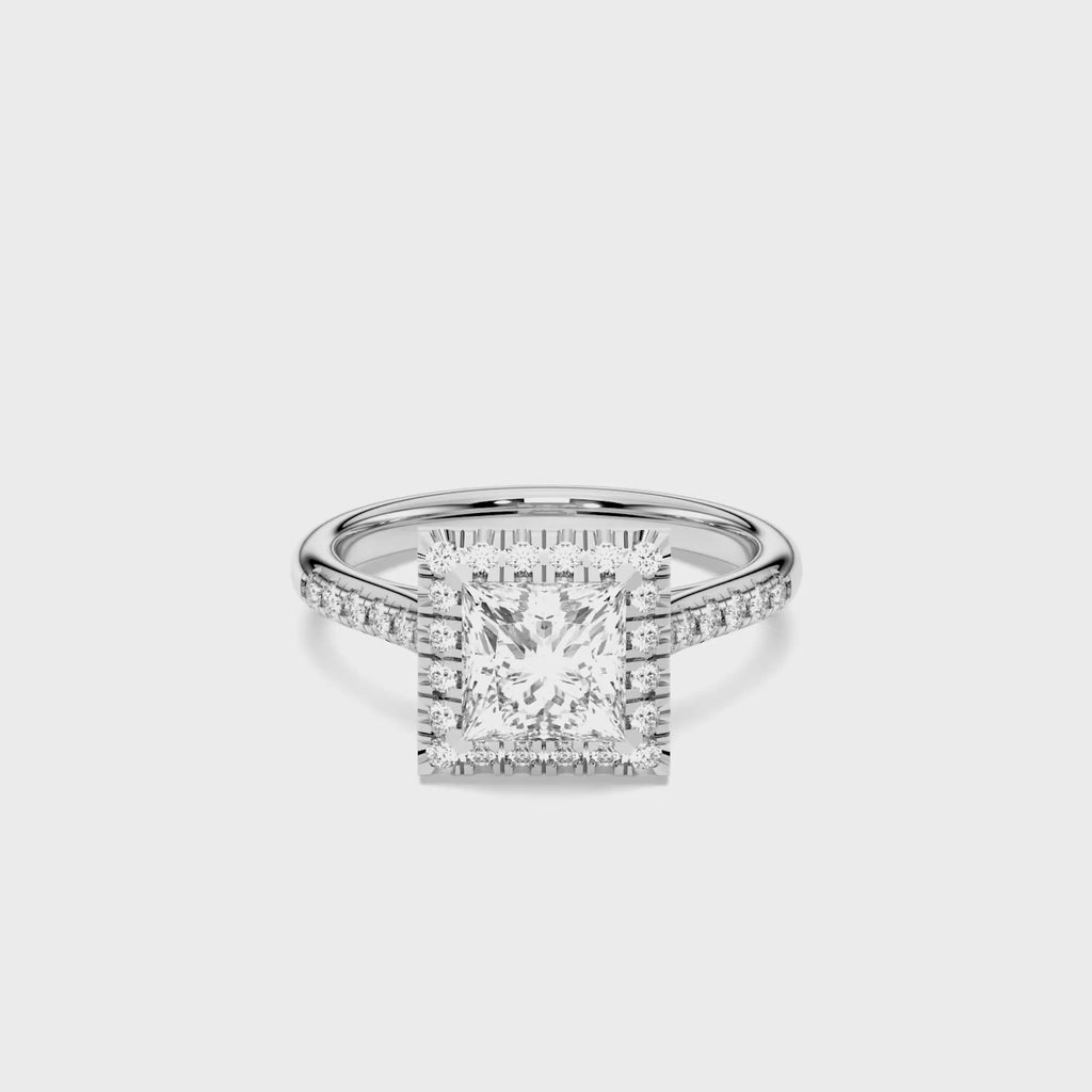 PRINCESS FLUSH SET RING
