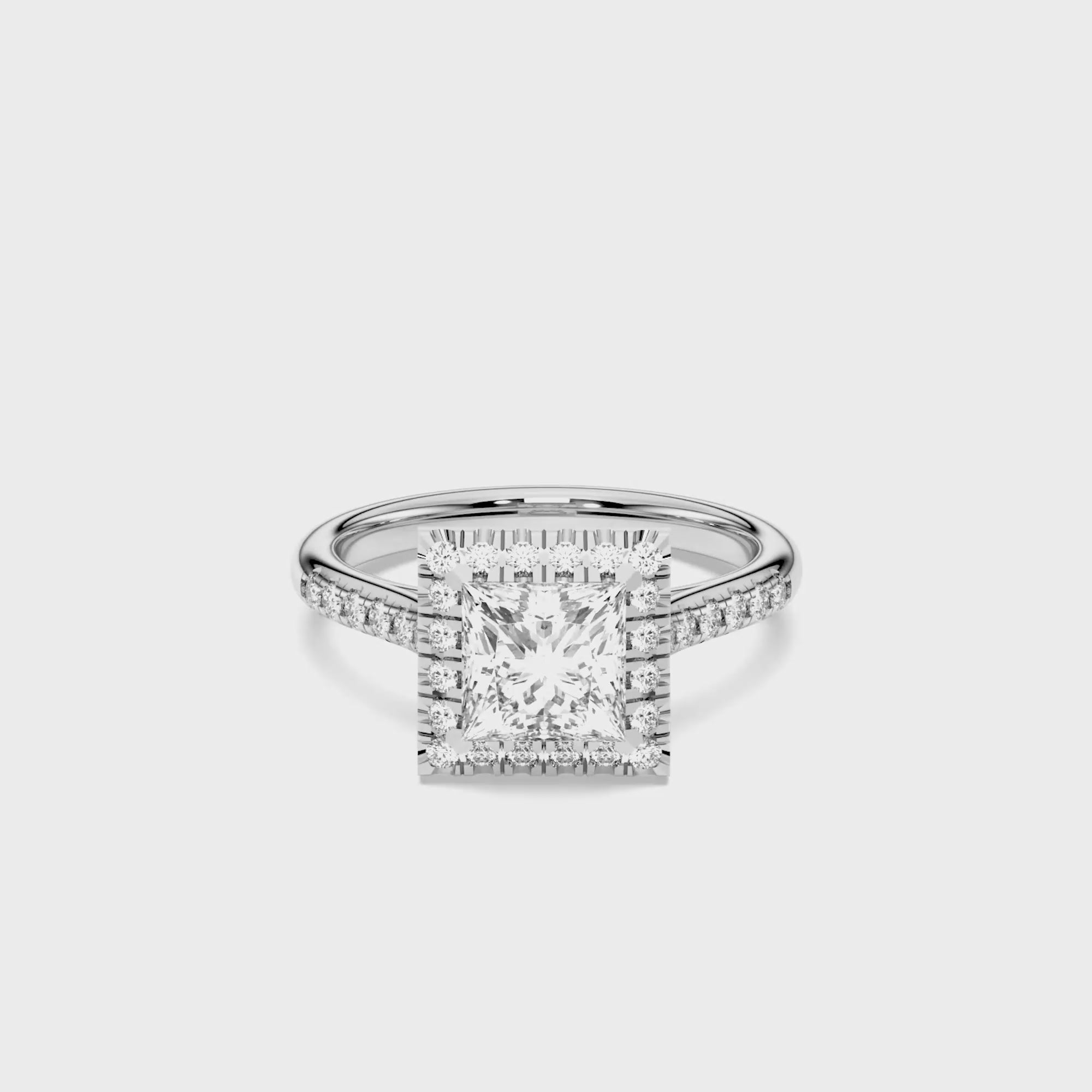 PRINCESS FLUSH SET RING
