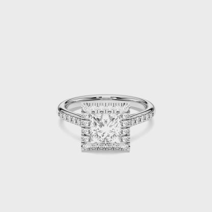 PRINCESS FLUSH SET RING