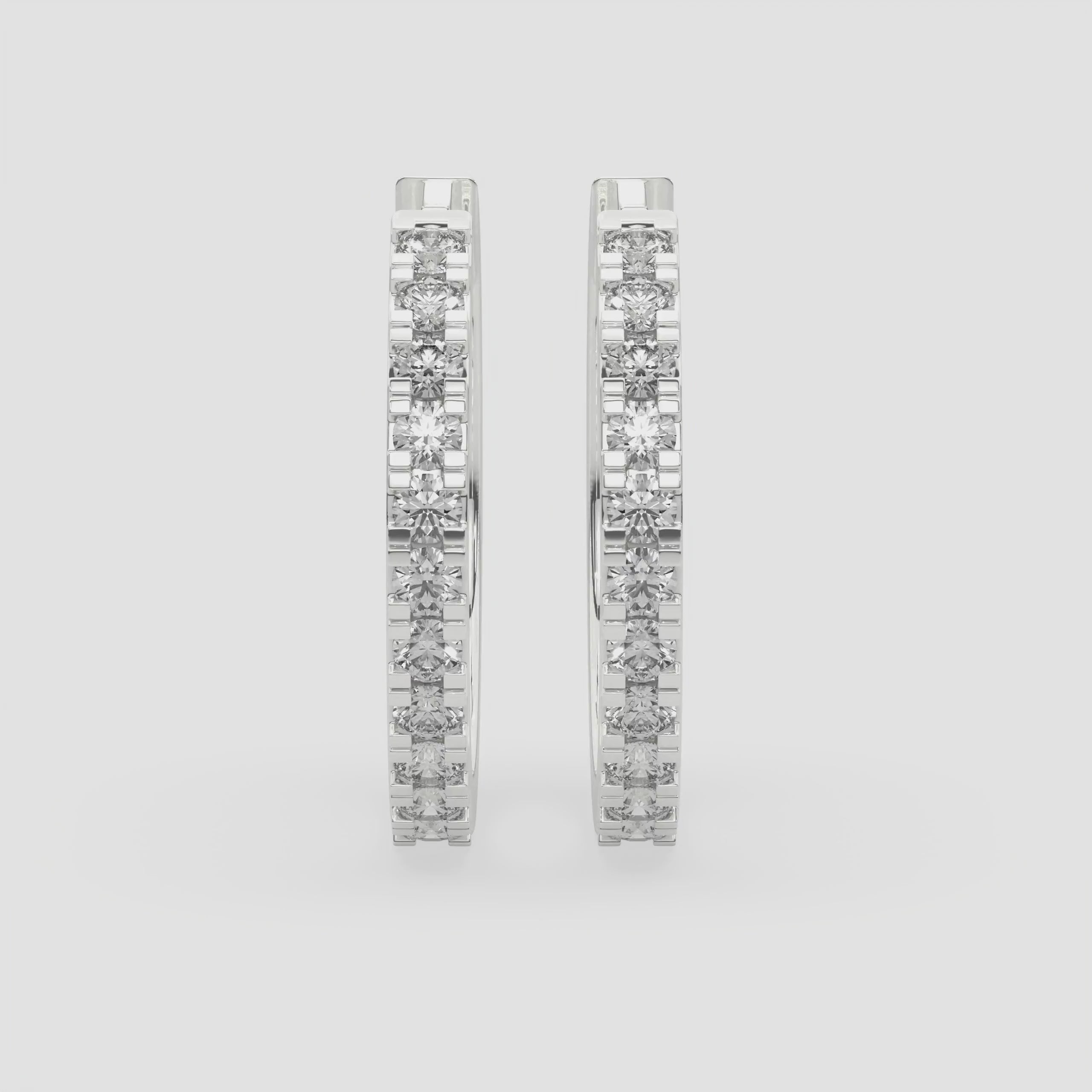 ROUND HUGGIES EARRINGS