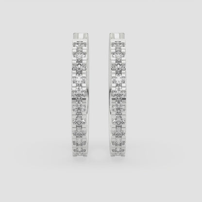 ROUND HUGGIES EARRINGS