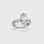 OVAL PAVE RING