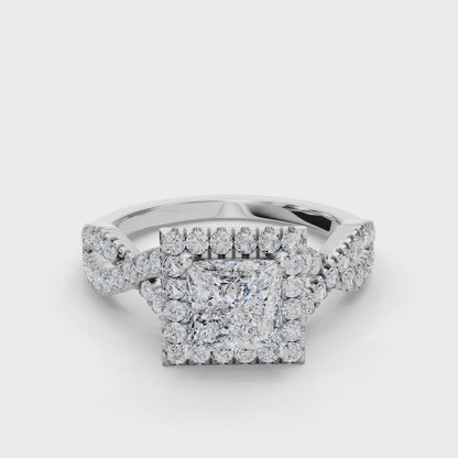 PRINCESS NATURE INSPIRED HALO RING