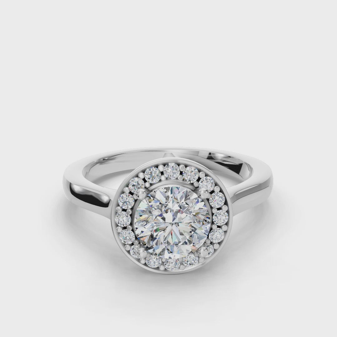ROUND HALO RING