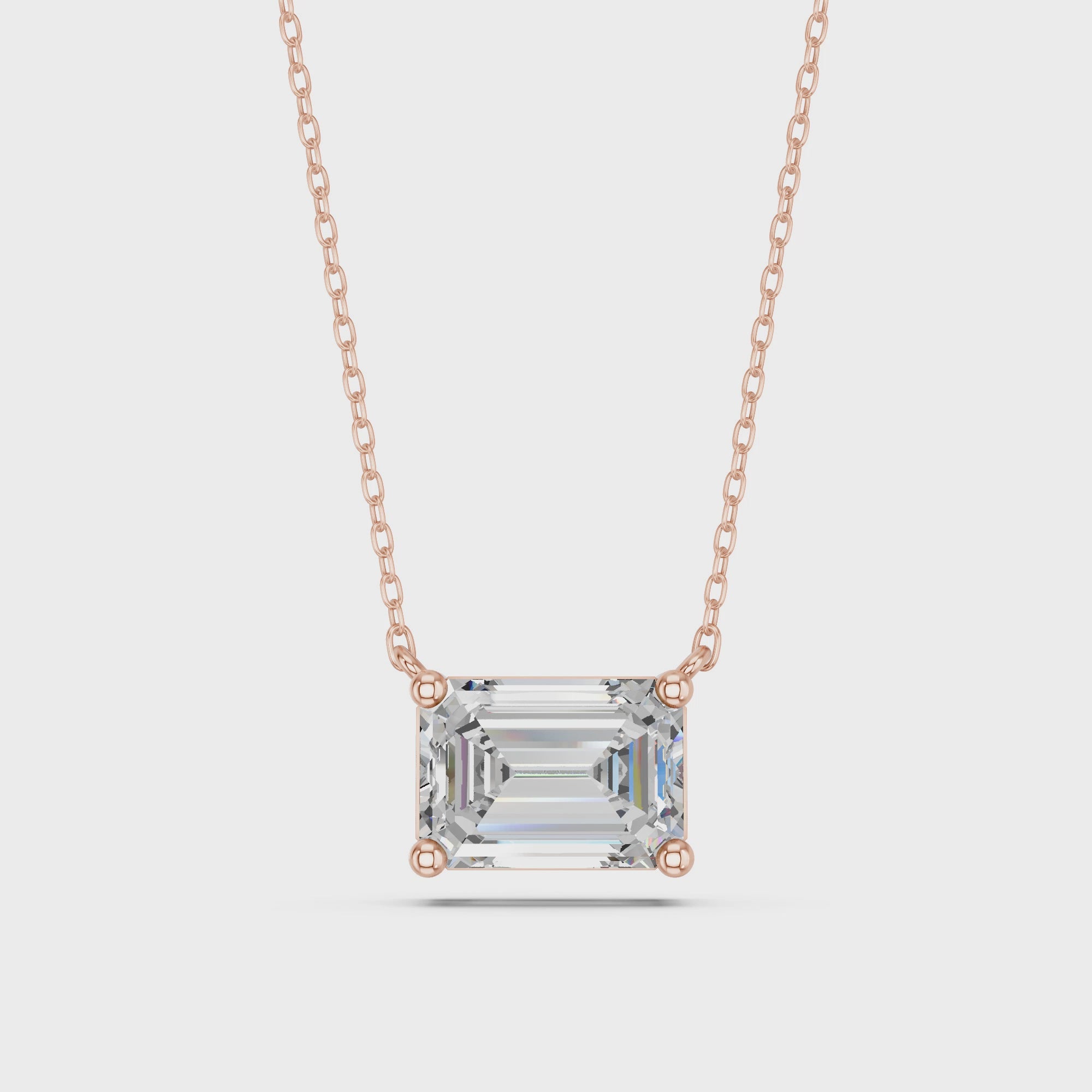 EMRALD SOLITAIRE PENDANT
