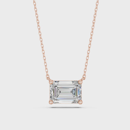 EMRALD SOLITAIRE PENDANT