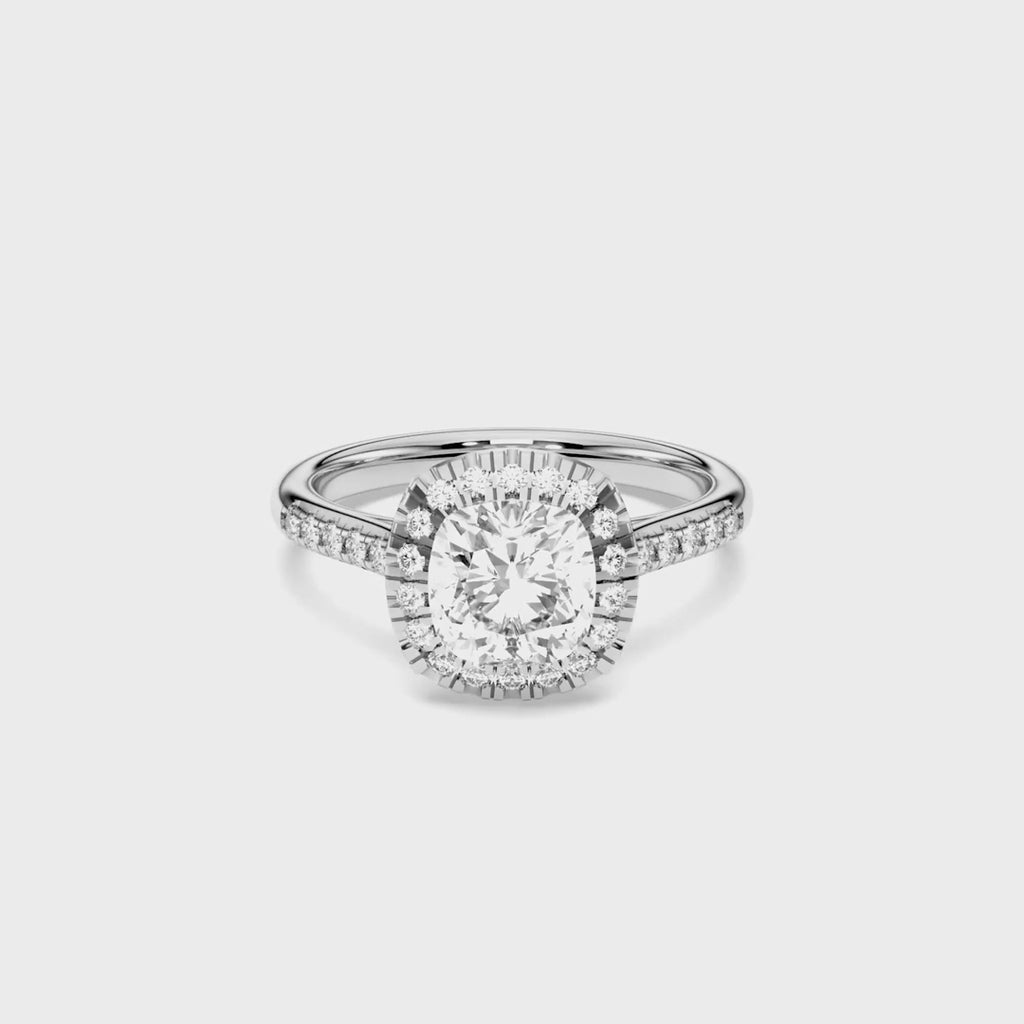CUSHION FLUSH SET RING