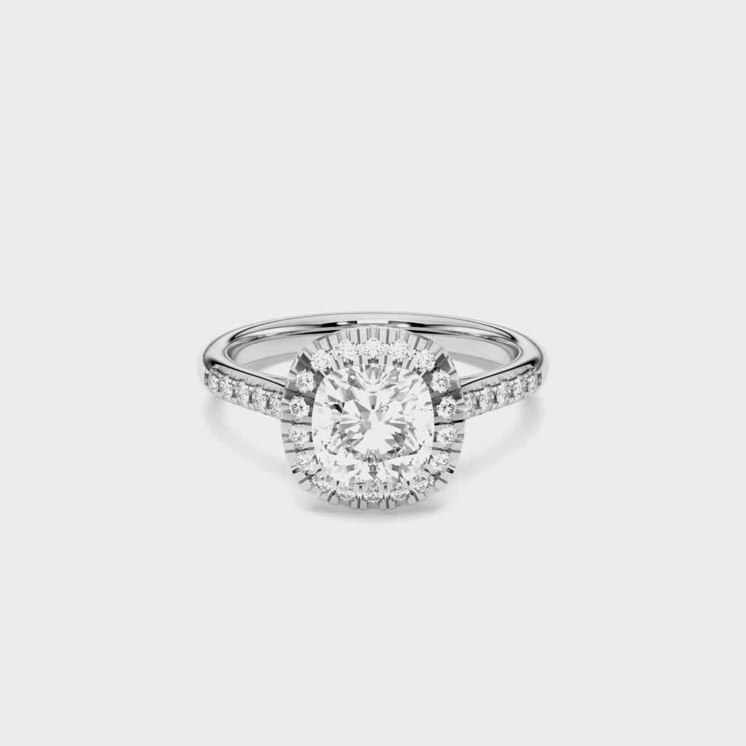CUSHION FLUSH SET RING