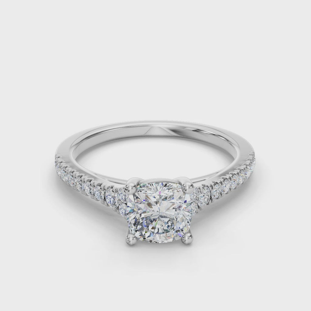 CUSHION CATHEDRAL RING