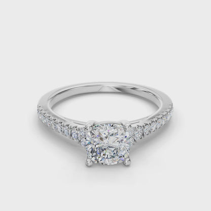 CUSHION CATHEDRAL RING