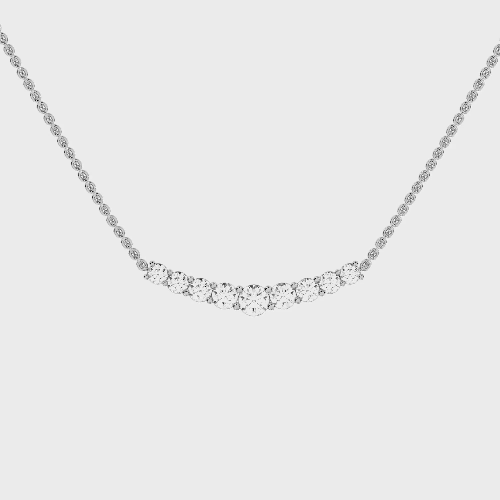 9 STONE ROUND PENDANT