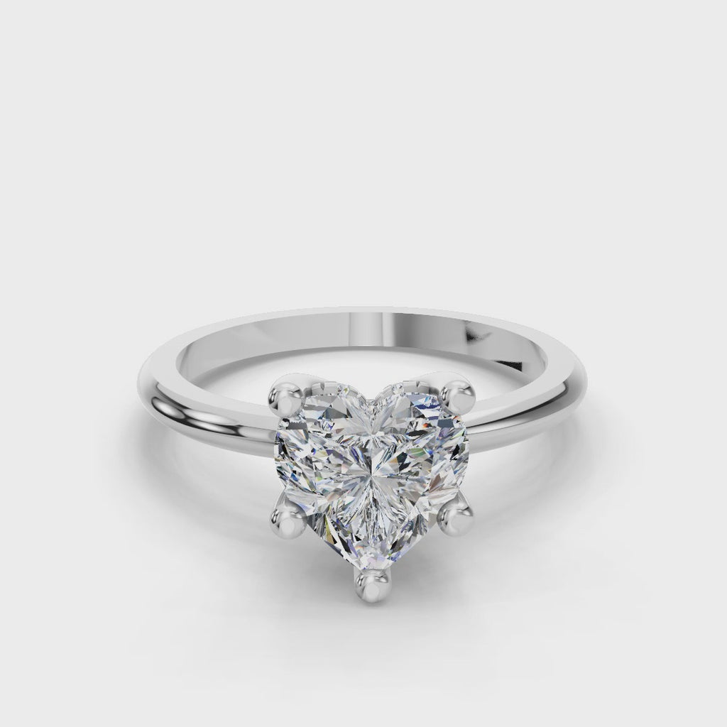 HEART HIDDEN HALO RING