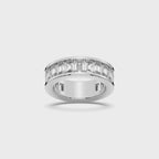 EMERALD ETERNITY MENS RING