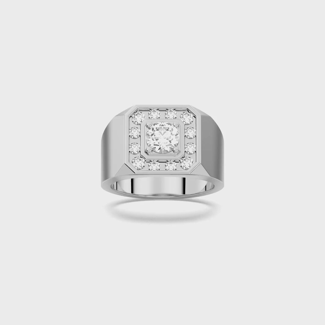 ROUND CLASSIC MENS RING