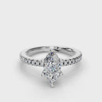 MARQUISE PAVE RING
