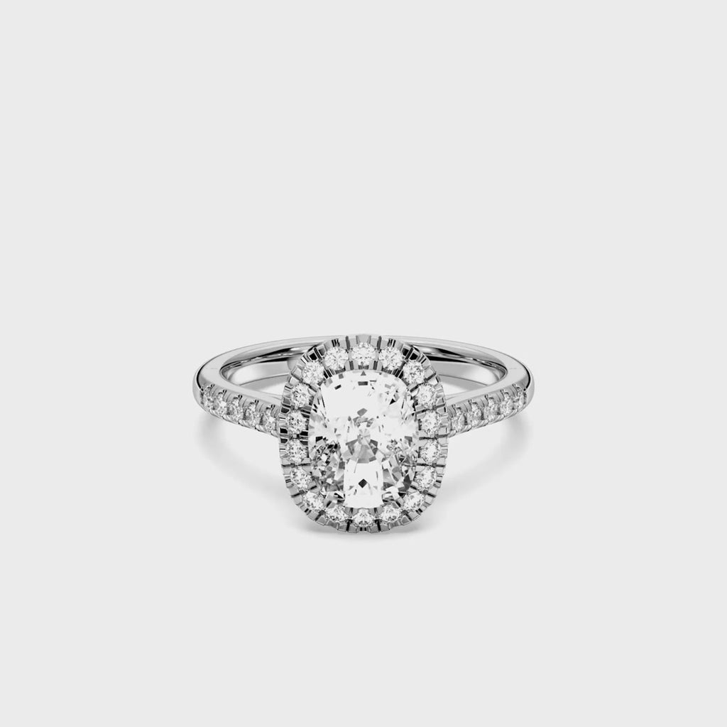 OVAL FLUSH SET RING