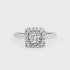PRINCESS HALO WITH HIDDEN HALO RING